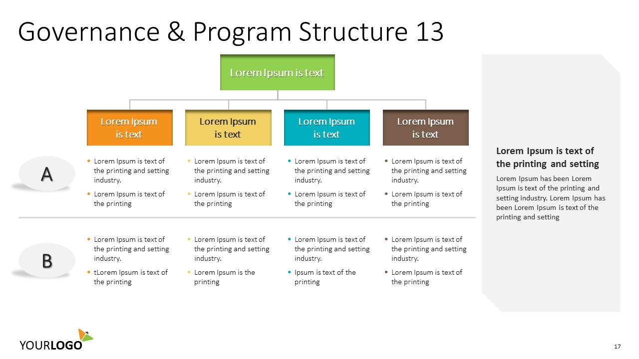 Governance & Program Structure VisualRail